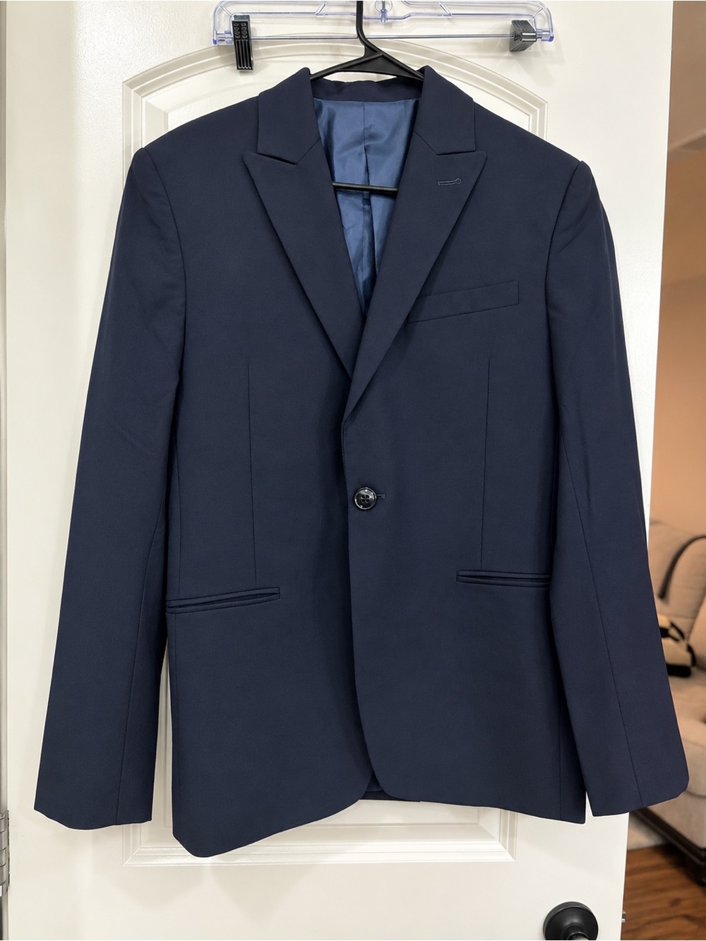 Women’s Giorgio Armani Beauty Made in Italy Dark Navy Blazer Size 46. #401